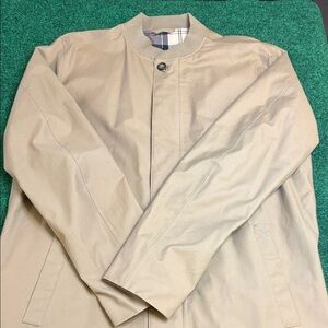 Barbour Bromar/ Weatherproof Men's Trench Overcoat/Jacket (Tan / Size Medium)